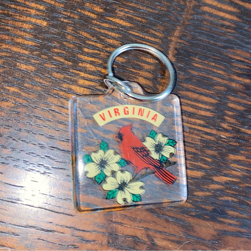 Virginia Cardinal Keychain - Picture 3 of 3